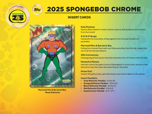 Topps Chrome Spongebob 25th Anniversary - Value Box