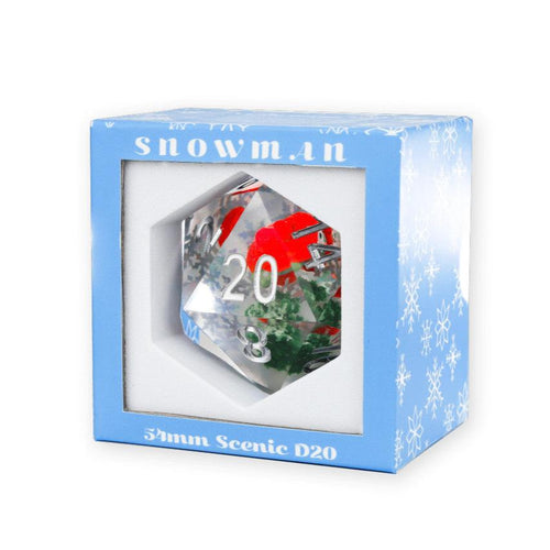 Sirius Dice - Snowman 54mm D20