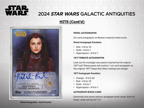 Topps Star Wars Galactic Antiquities 2024
