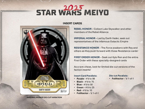 Topps Star Wars Meiyo 2025 - Hobby Box