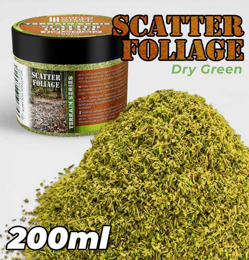 Green Stuff World: Scatter Foliage - Dry Green 200 ml