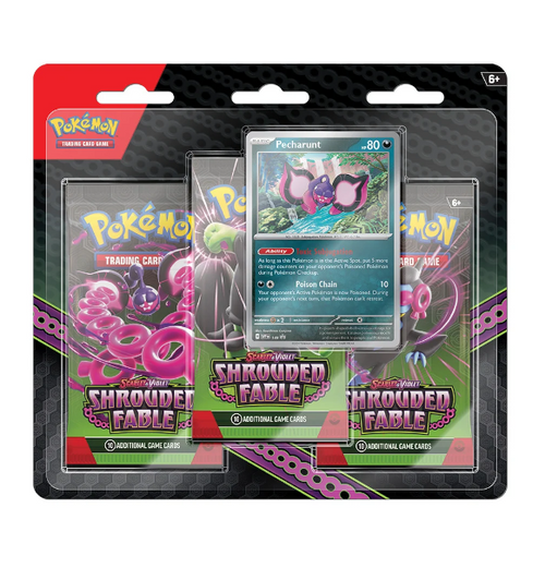 Pokémon Scarlet & Violet 6.5: Shrouded Fable - Blister 3 Pack