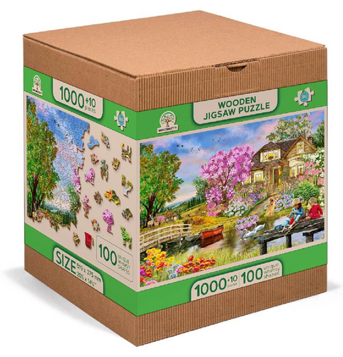 Springtime Cottage - 1000 (puslespil)