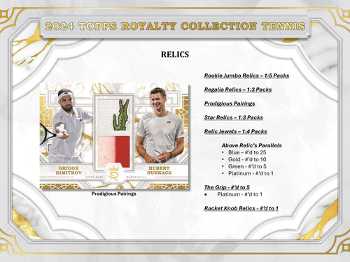 Topps Royalty Tennis 2024 - Hobby Box