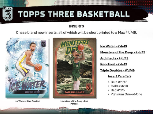 Topps Three Basketball 2023/24 - Hobby Box