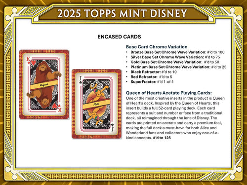 Topps Disney Mint 2025 - Hobby Box