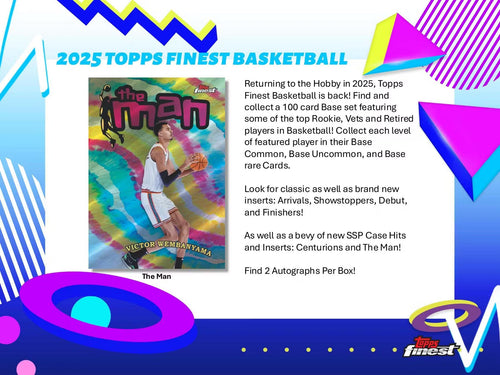 Topps Finest Basketball 2024/25 - Hobby Box
