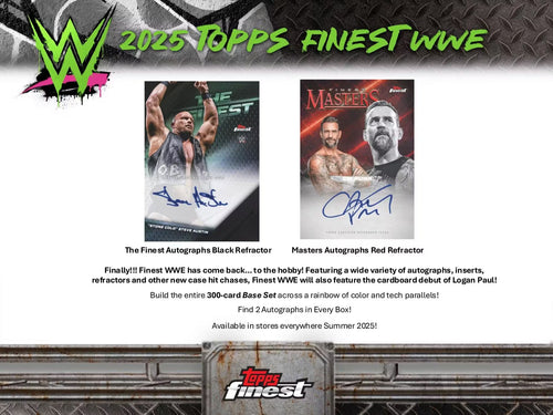 Topps Finest WWE 2025 - Hobby Box