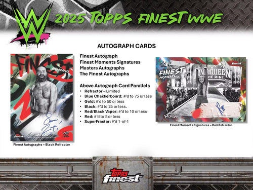 Topps Finest WWE 2025 - Hobby Box