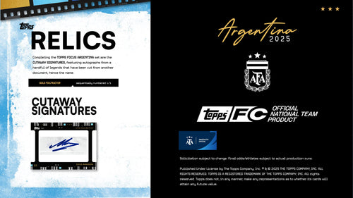 Topps Argentina Focus 2025