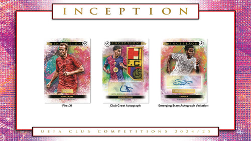 Topps Inception UEFA Club Competitions 2024/25 - Hobby Box