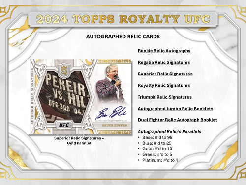 Topps Royalty UFC 2024 - Hobby Box