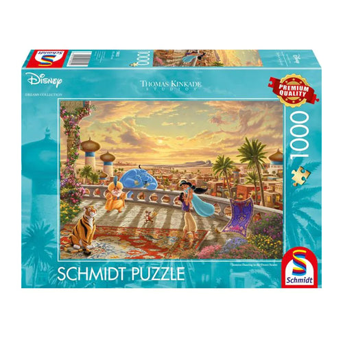 Thomas Kinkade: Disney - Jasmine Dancing in the Desert Sunlight - 1000 (Puslespil)