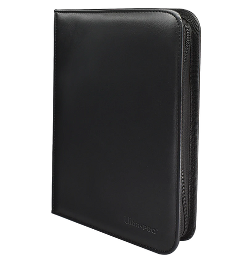 Ultra PRO Vivid 4-Pocket Zippered PRO-Binder - Black