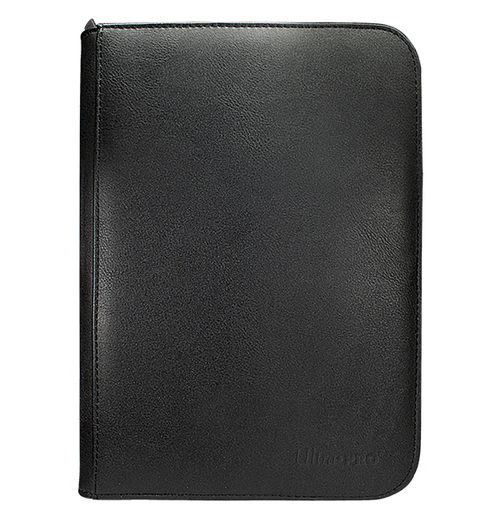 Ultra PRO Vivid 4-Pocket Zippered PRO-Binder - Black
