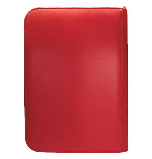 Ultra PRO Vivid 4-Pocket Zippered PRO-Binder - Red