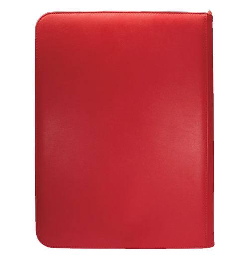 Ultra PRO Vivid 9-Pocket Zippered PRO-Binder - Red