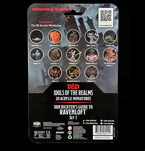 Dungeons & Dragons: 5th Ed. - Idols of the Realms: Van Richten's Guide to Ravenloft Set 1 - 2D