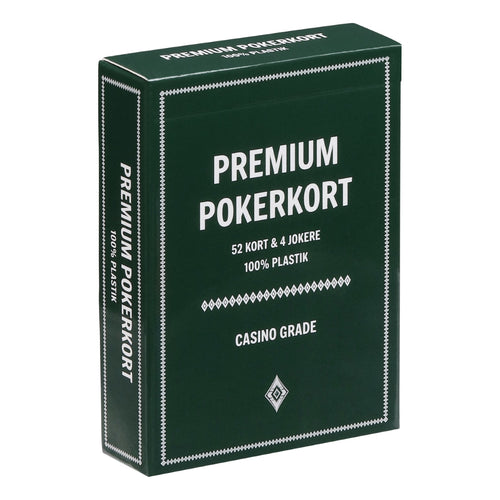Premium Plastik Pokerkort