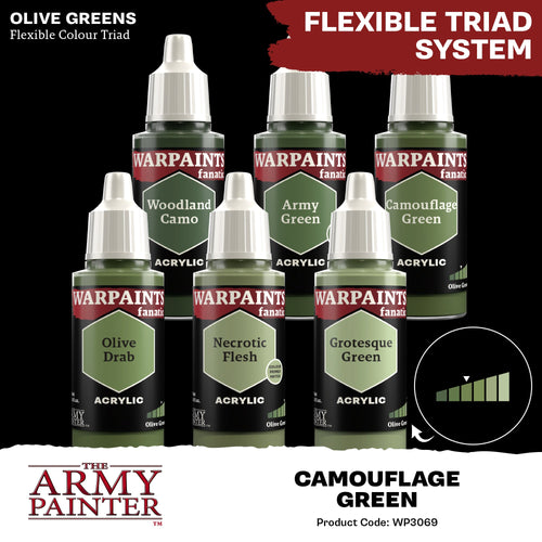 The Army Painter - Warpaints Fanatic: Camouflage Green