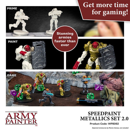 Army Painter: Speedpaint 2.0 - Metalics Set
