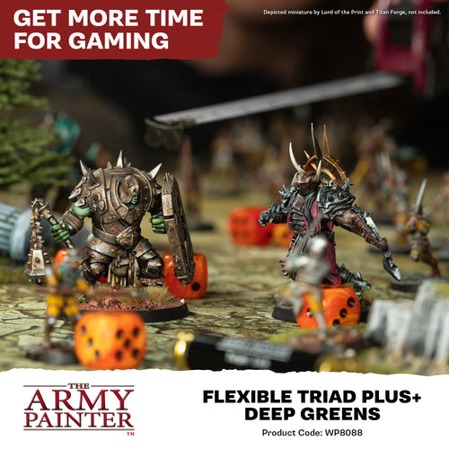 Army Painter: Flexible Triad PLUS+ Deep Greens - Paint Set