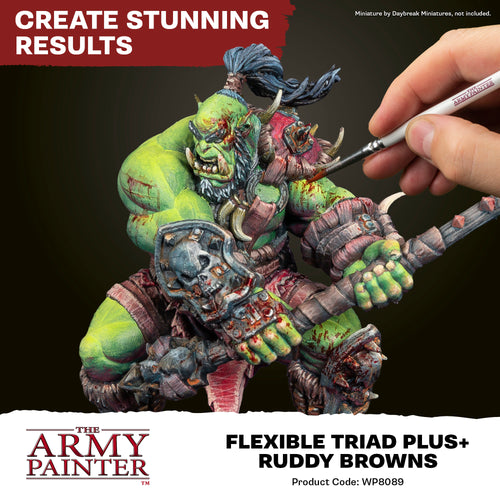 Army Painter: Flexible Triad PLUS+ Ruddy Browns - Paint Set