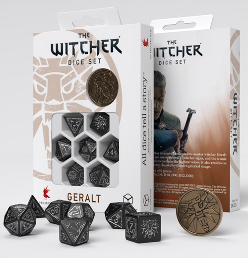The Witcher: Dice Set - Geralt The Silver Sword