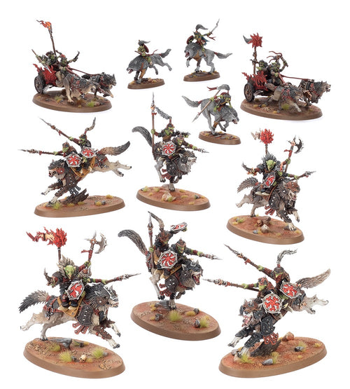 Age of Sigmar: Gloomspite Gitz - Snarlpack Huntaz - Spearhead