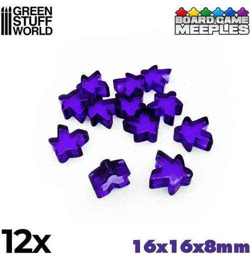 Green Stuff World: Board Game Meeples - Purple