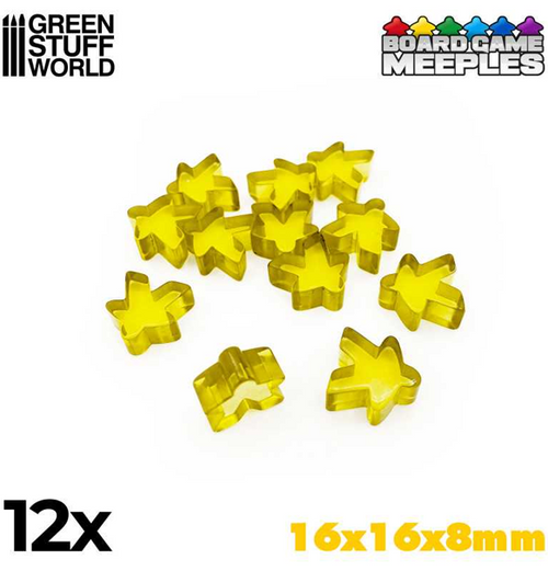 Green Stuff World: Board Game Meeples - Yellow