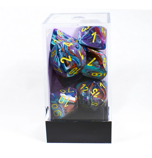 Festive™ – Polyhedral Mosaic w/yellow 7-Die Set