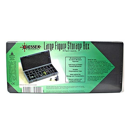 Chessex: Large Figure Storage Box (40 figure capacity)