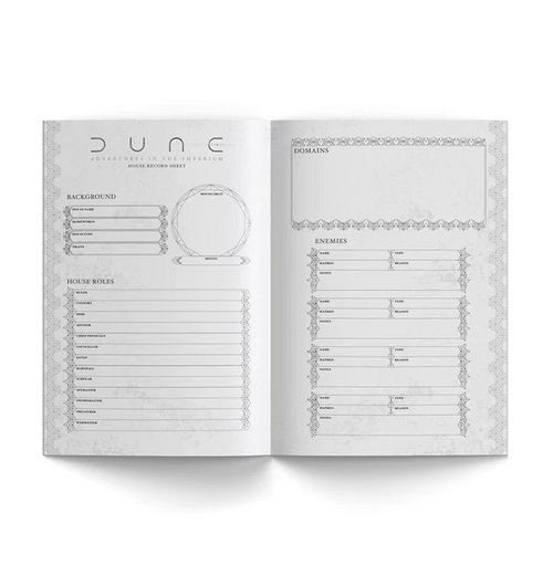 Dune: Adventures in the Imperium - Player's Journal (Eng)