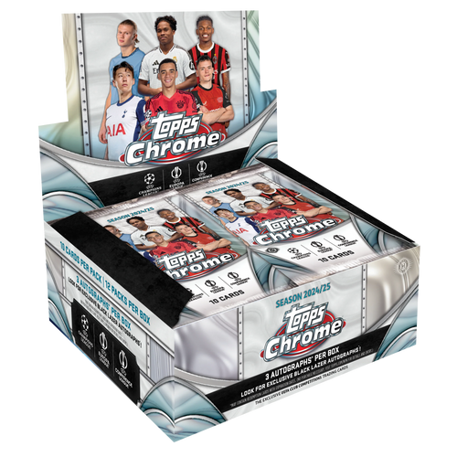 Topps Chrome UEFA Club Competitions 2024/25 - Jumbo Box