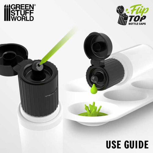 Green Stuff World: Flip-top Dropper Caps