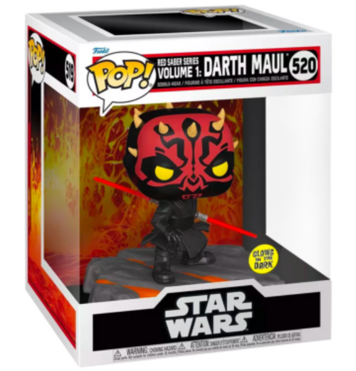 Funko POP! Deluxe - Red Saber Series Volume 1 - Darth Maul #520
