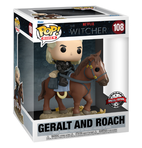 Funko POP! - The Witcher - Deluxe Geralt and Roach #108