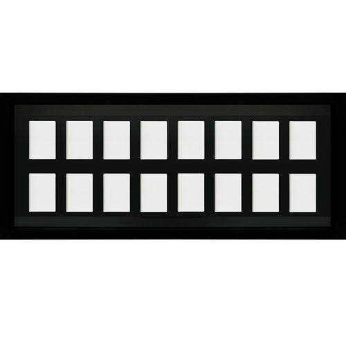 Trading Card Collector Frame 16 Position Black (30.5x76cm)