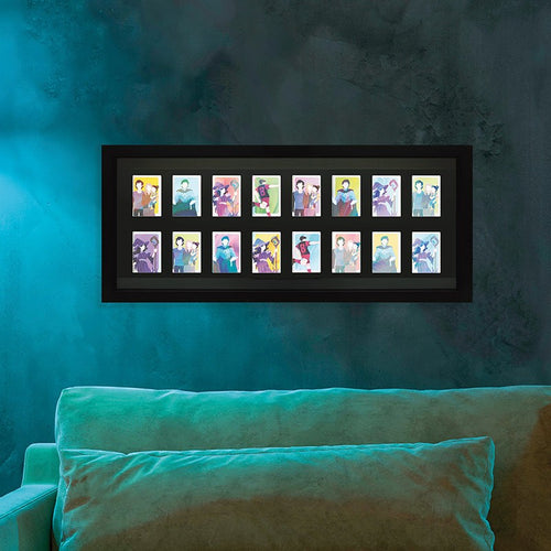 Trading Card Collector Frame 16 Position Black (30.5x76cm)