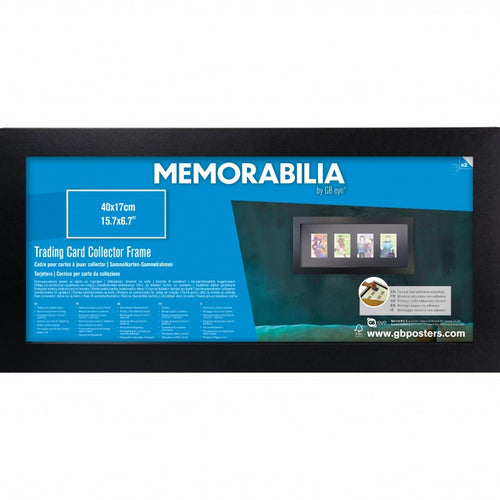 Trading Card Collector Frame 4 position Black (40x17cm)