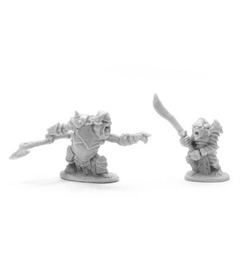 Reaper Bones: Armored Goblin Leaders (2 stk)