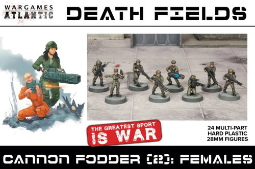 Wargames Atlantic: Death Fields - Cannon Fodder (2) Females