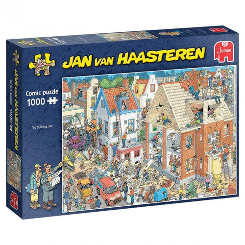 Jan Van Haasteren The Building Site 1000 (Puslespil)