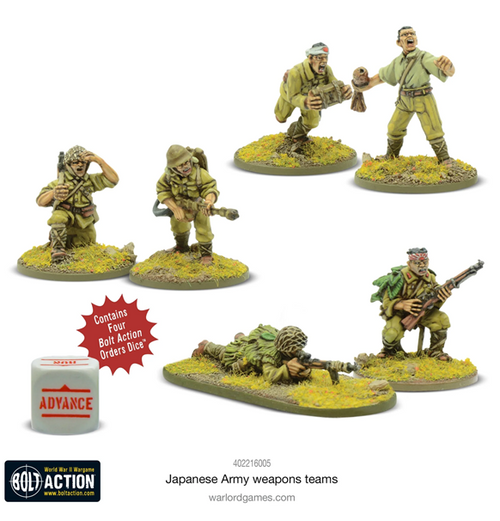 Bolt Action: Japanese Army - Weapons Teams