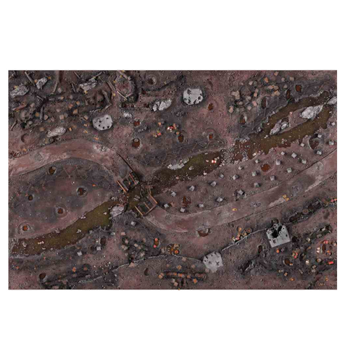 Kraken Wargames Gaming Mat - Death Valley 44x60