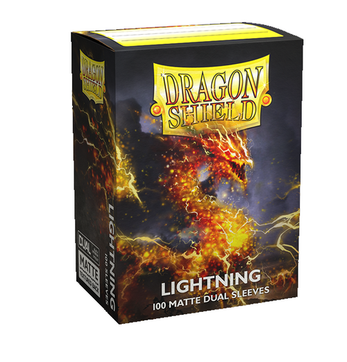 Dragon Shield: Dual Matte Sleeves (100) - Lightning
