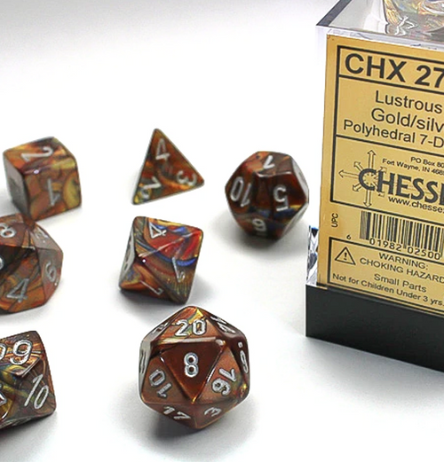 Lustrous™ – Polyhedral Gold w/silver 7-Die Set