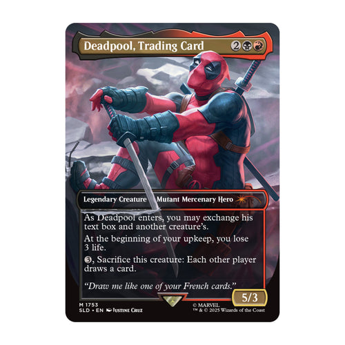 Magic Secret Lair Marvel Deadpool Nonfoil