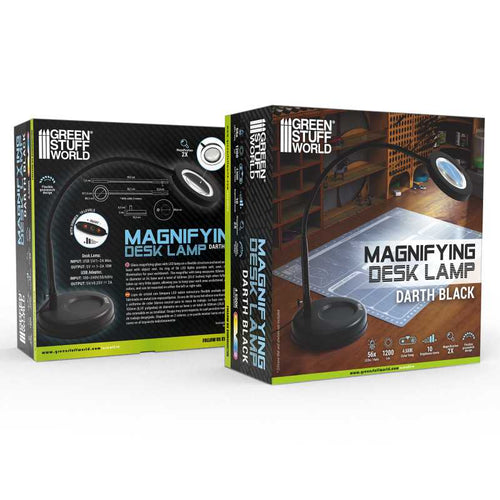 Green Stuff World: Magnifying Desk Lamp - Darth Black